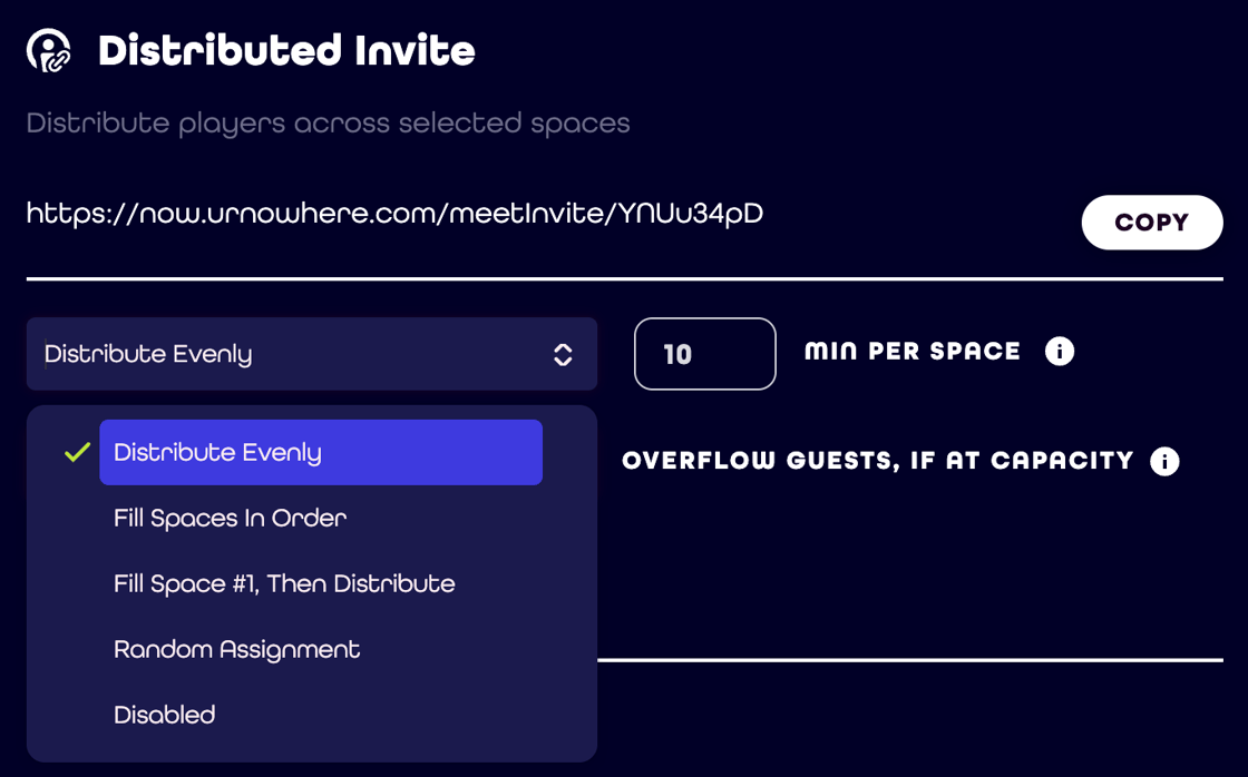 Distributed Invites NOWHERE 